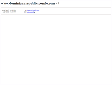 Tablet Screenshot of dominicanrepublic.condo.com
