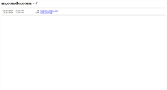 Desktop Screenshot of m.condo.com