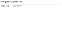 Tablet Screenshot of germany.condo.com