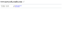 Tablet Screenshot of newyork.condo.com