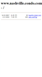 Mobile Screenshot of nashville.condo.com