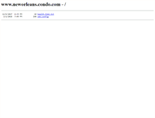 Tablet Screenshot of neworleans.condo.com