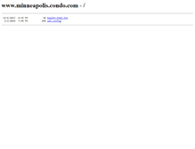 Tablet Screenshot of minneapolis.condo.com